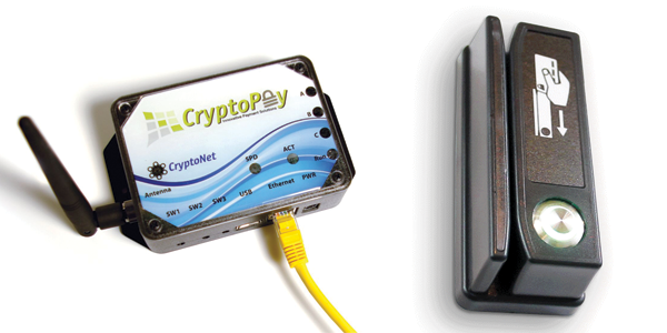 CryptoPay Credit Card Swiper and Coordinator